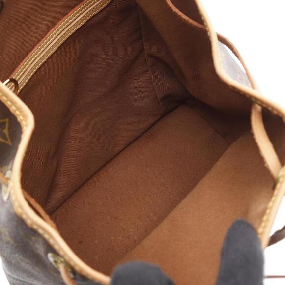 LOUIS VUITTON Brown Monogram Leather Backpack - Picture 3 of 10